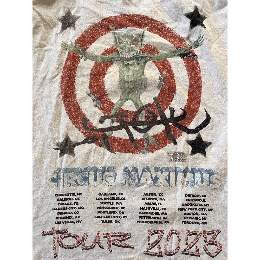 Travis Scott Utopia Circus Maximus Tour Merch XL 2023 - Picture 7 of 7